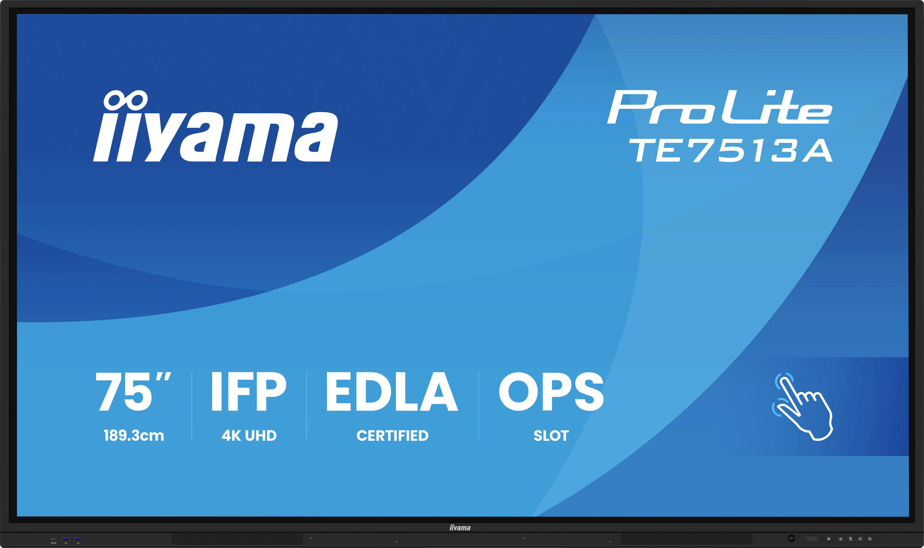 Iiyama ProLite Digital Signage Display EEK: G (A - G) 189.3cm 75 Zoll 3840 x 2160 Pixel 18/7