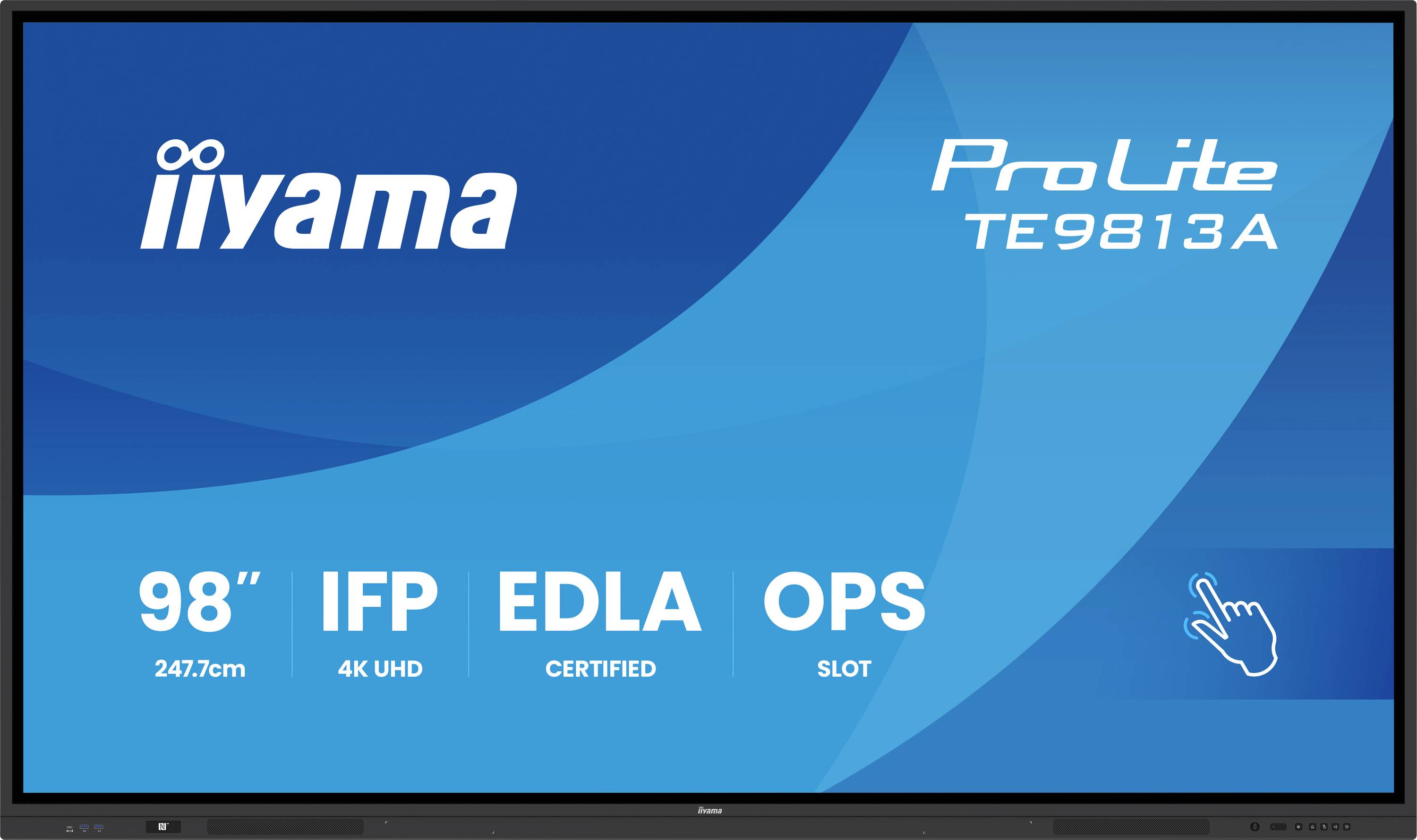 Iiyama ProLite Digital Signage Display EEK: G (A - G) 247.7cm 97.5 Zoll 3840 x 2160 Pixel 18/7