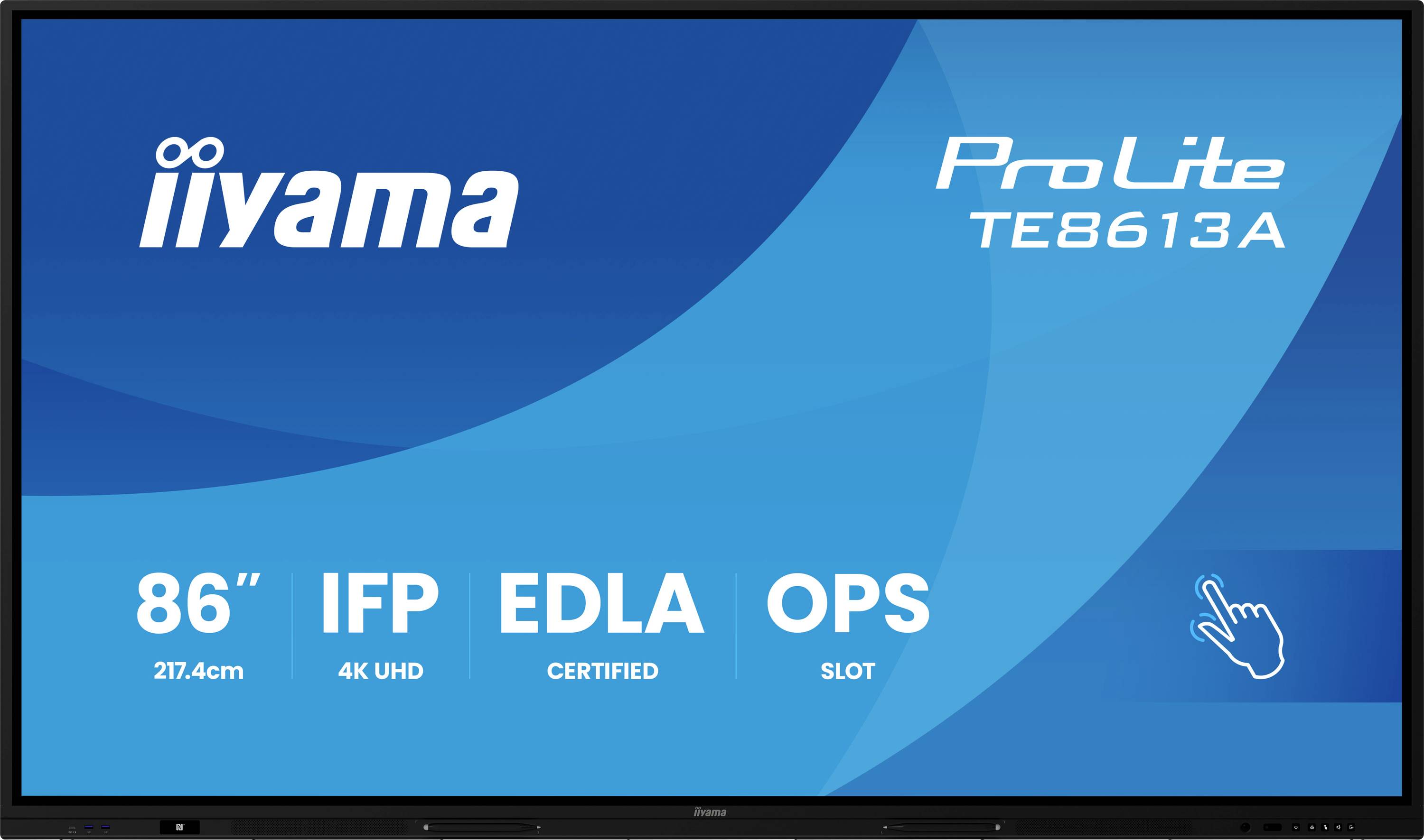 Iiyama ProLite Digital Signage Display EEK: G (A - G) 217.4cm 85.6 Zoll 3840 x 2160 Pixel 18/7