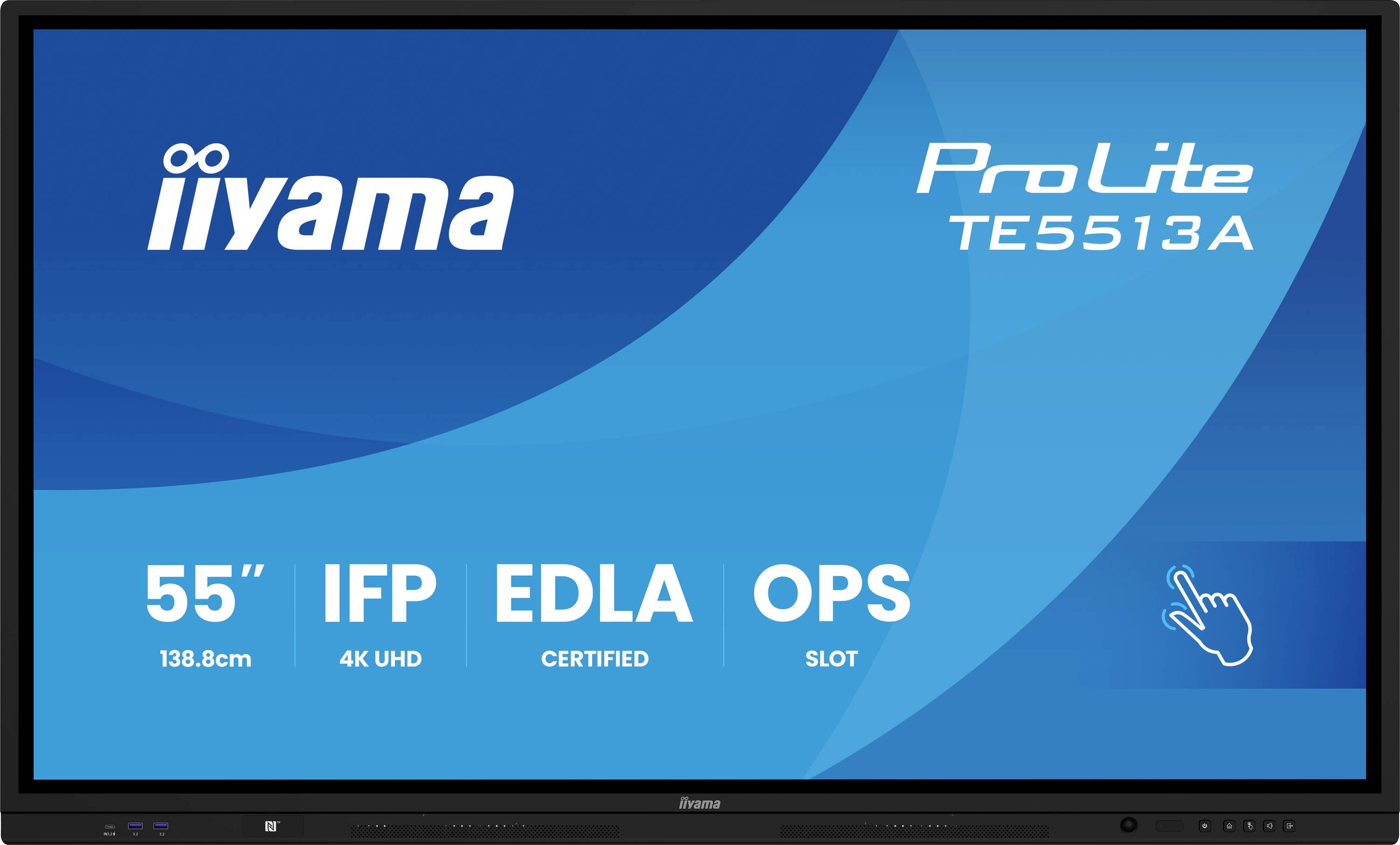 Iiyama ProLite Digital Signage Display EEK: G (A - G) 138.8cm 54.6 Zoll 3840 x 2160 Pixel