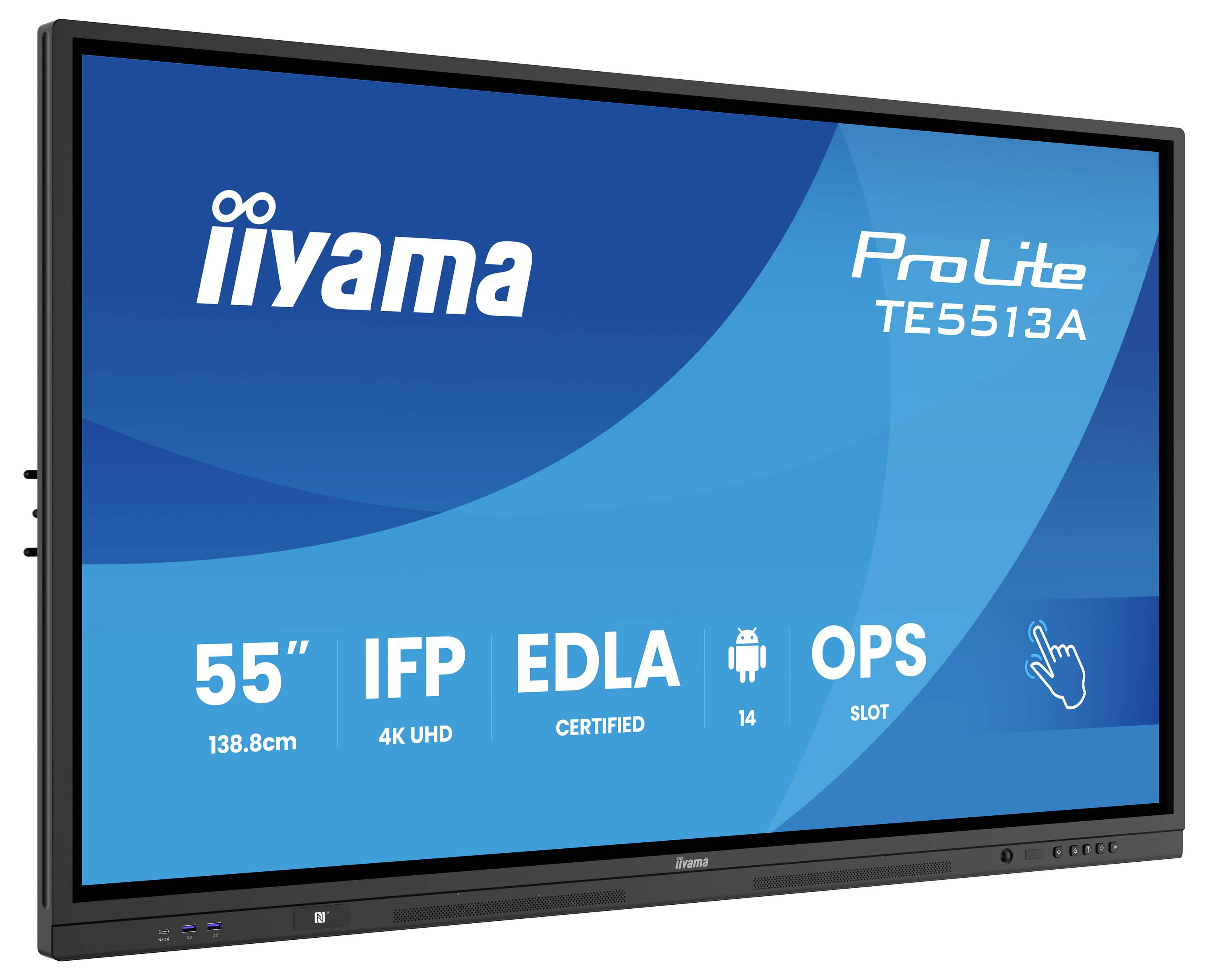 Iiyama ProLite Digital Signage Display EEK: G (A - G) 138.8cm 54.6 Zoll 3840 x 2160 Pixel