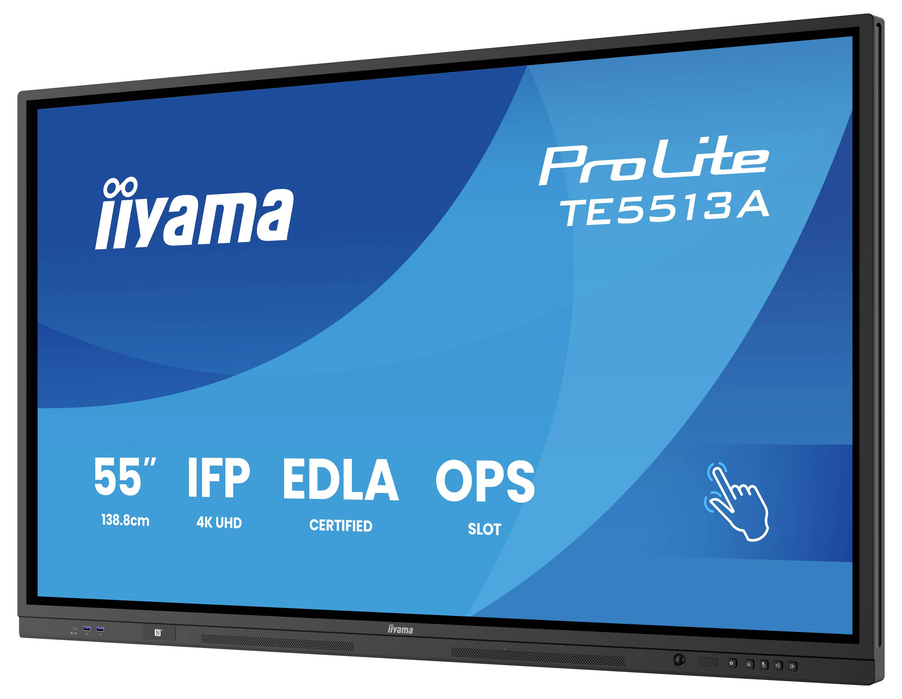 Iiyama ProLite Digital Signage Display EEK: G (A - G) 138.8cm 54.6 Zoll 3840 x 2160 Pixel