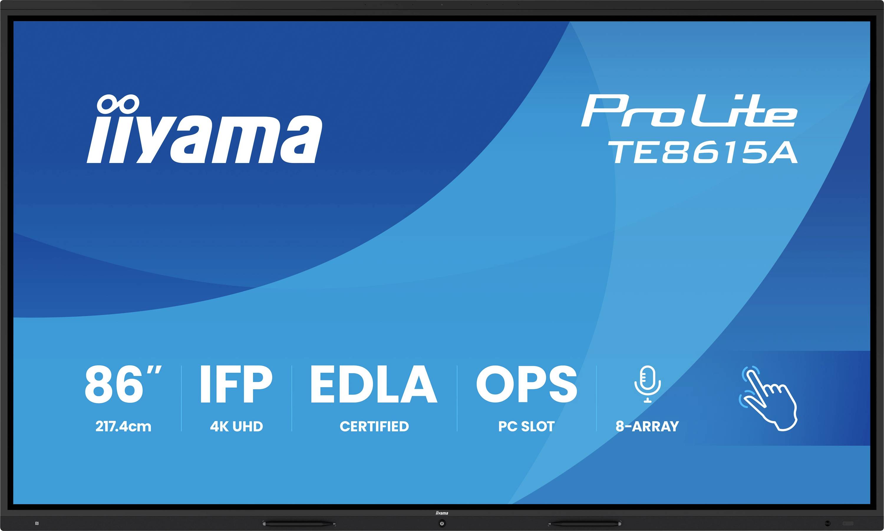 Iiyama ProLite Digital Signage Display EEK: G (A - G) 217.4cm 85.6 Zoll 3840 x 2160 Pixel