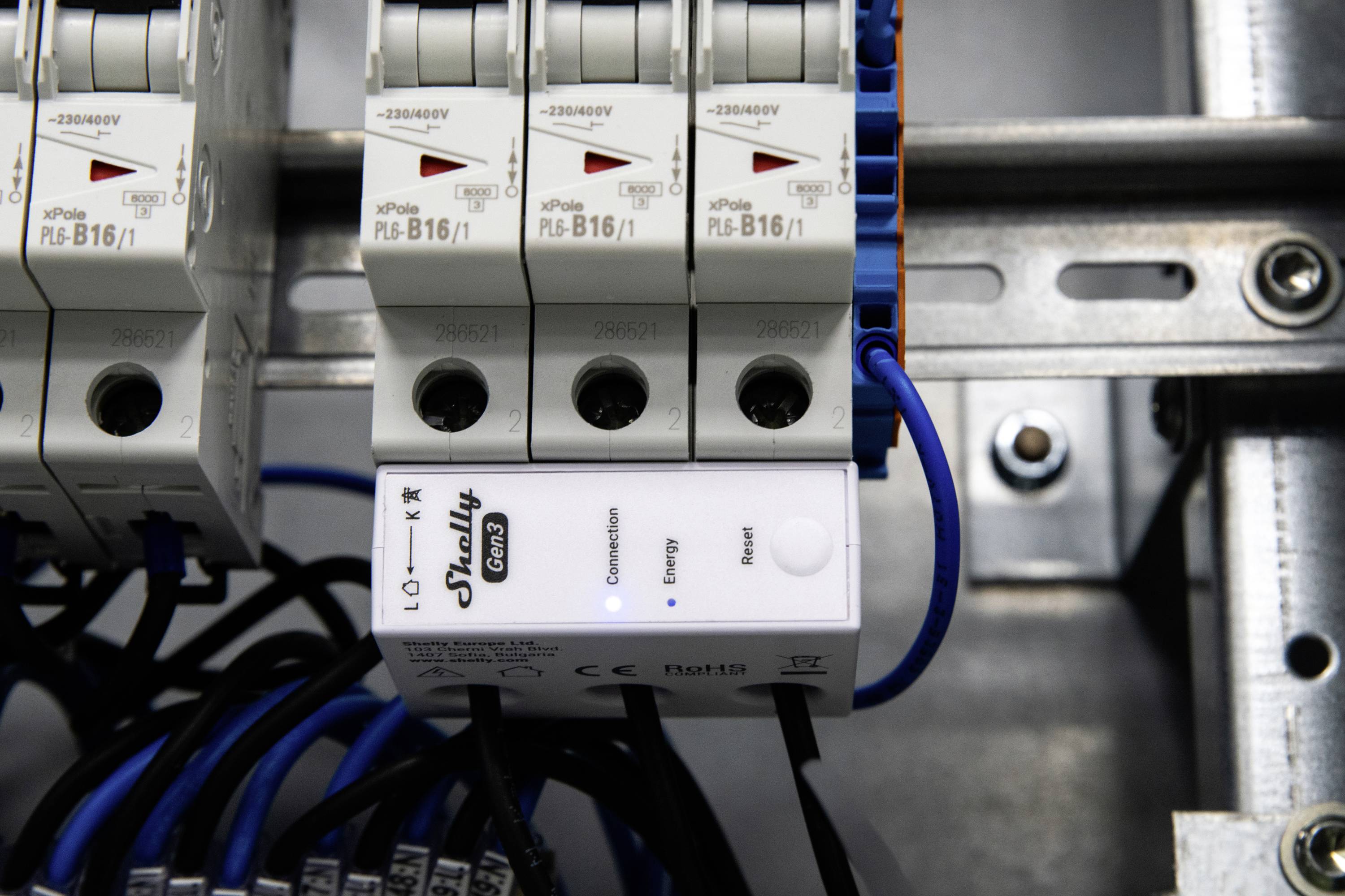 Shelly 3EM-63T Gen3 Energiemesser