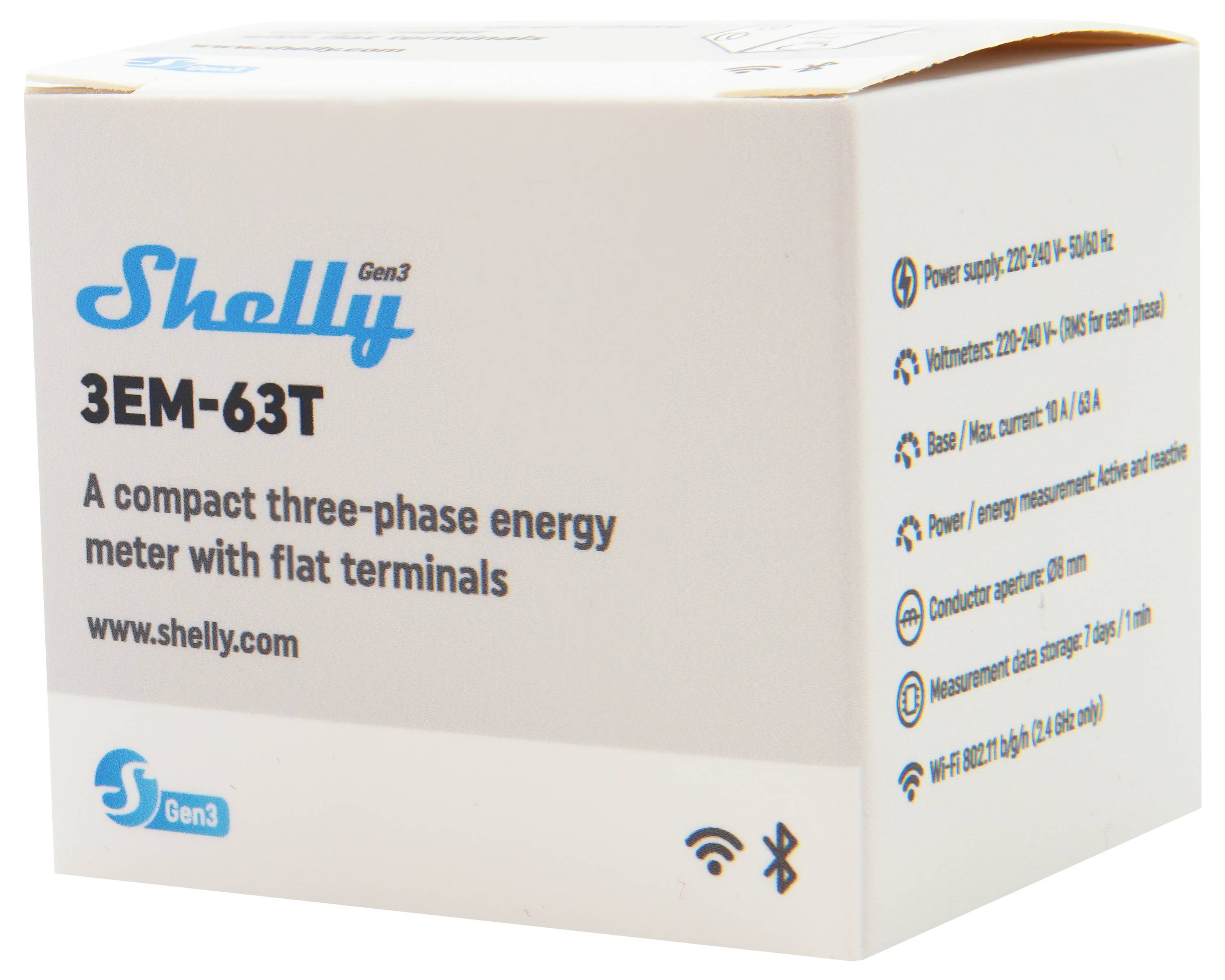 Shelly 3EM-63T Gen3 Energiemesser