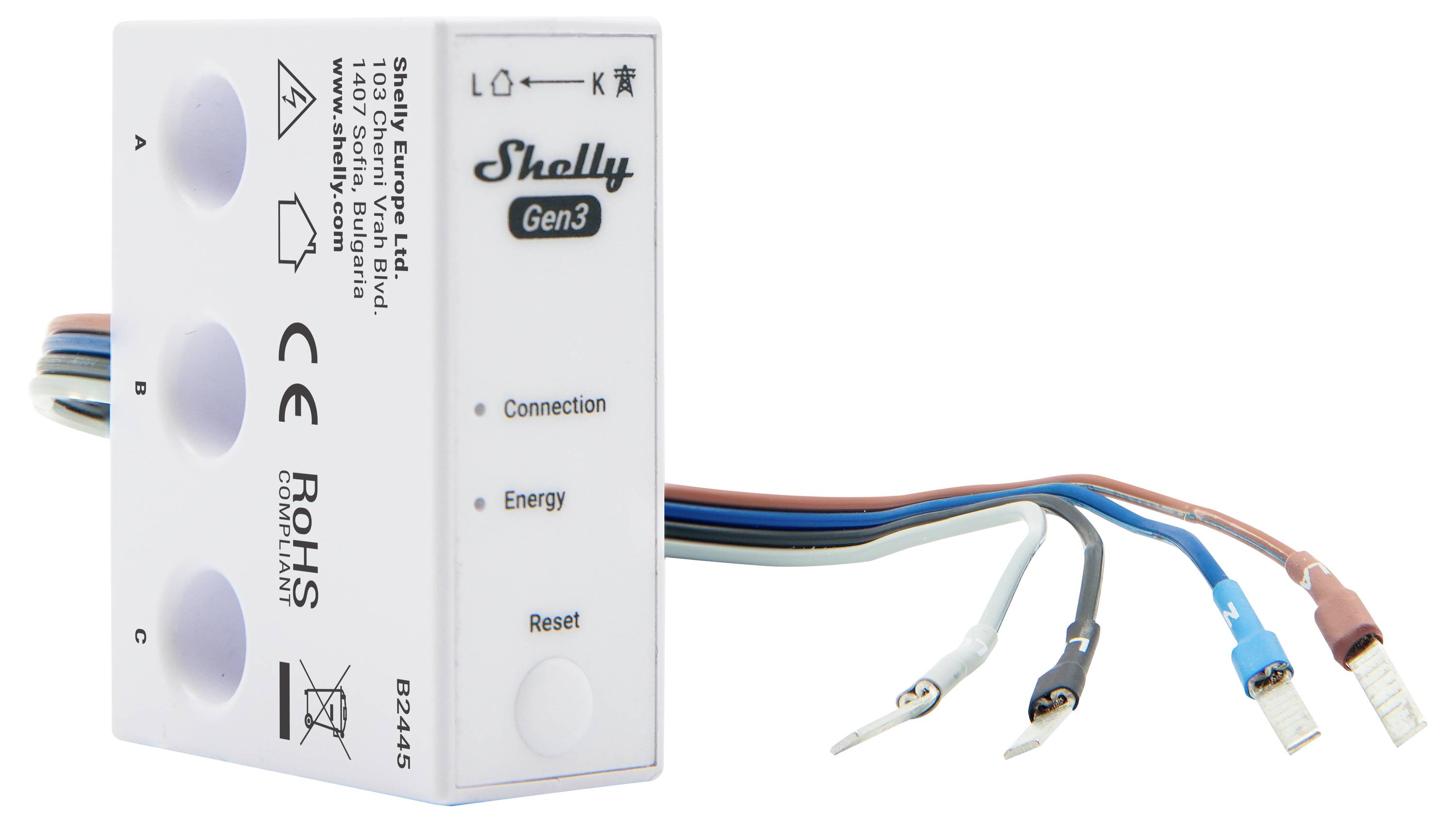 Shelly 3EM-63W Gen3 Stromzähler