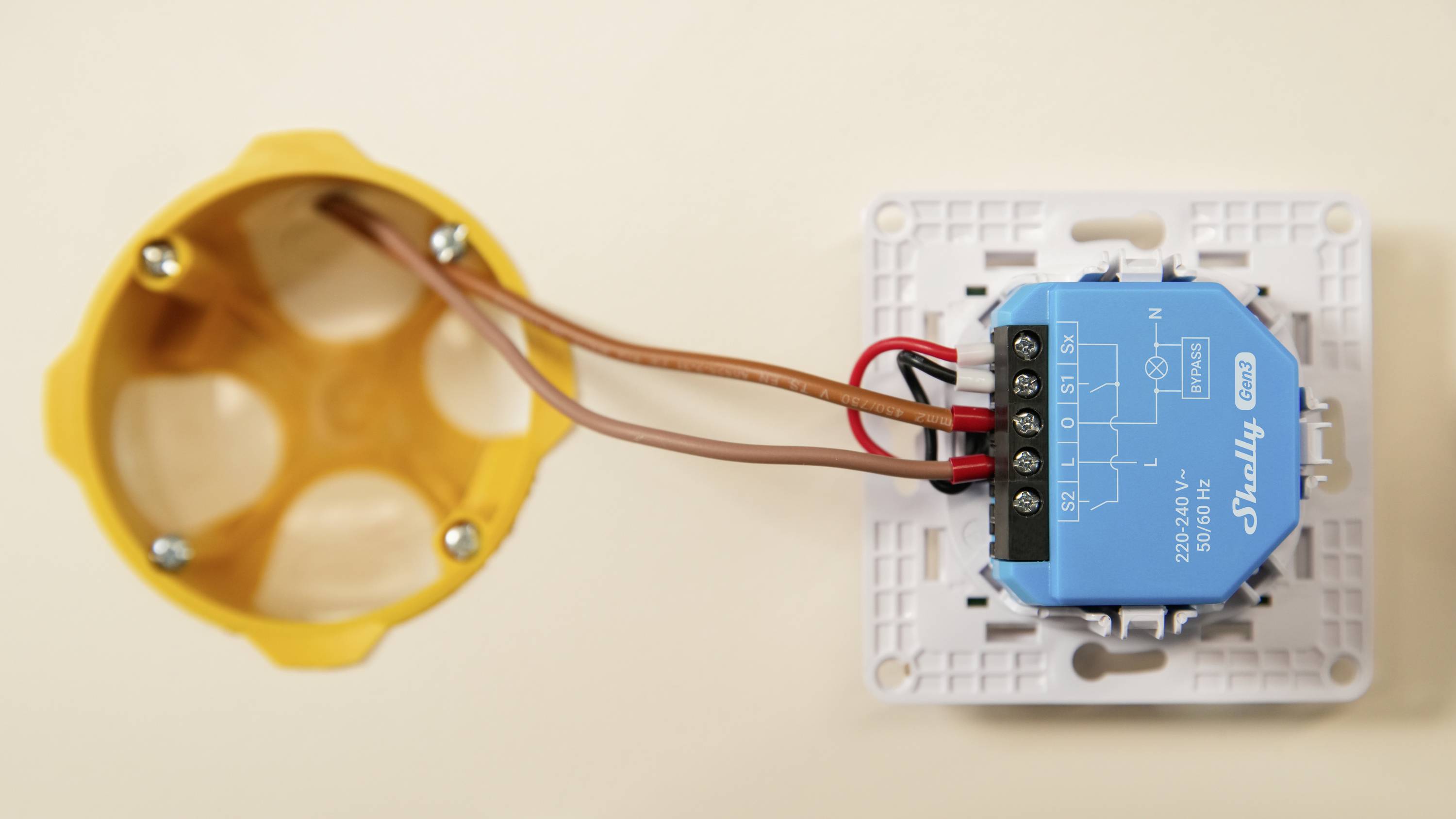 Shelly 1L Gen3 Funk-Schalter