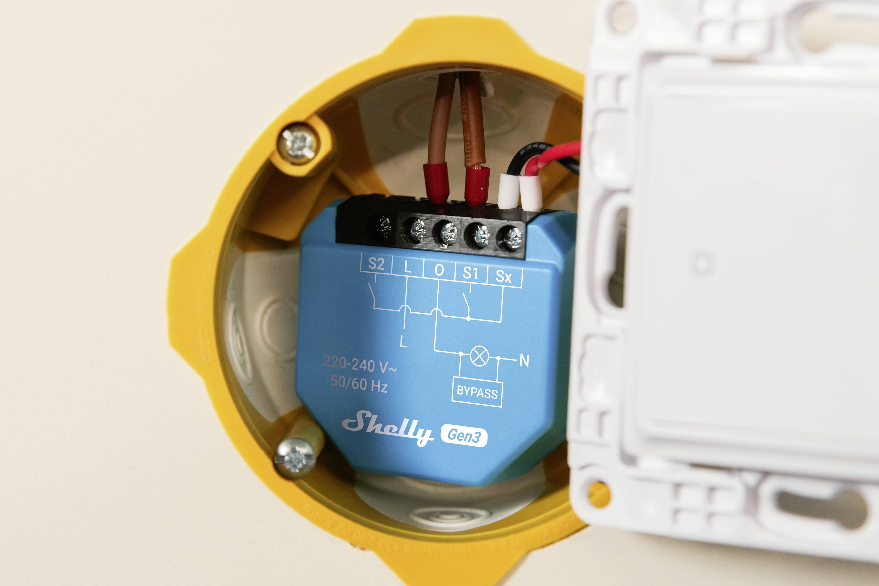 Shelly 1L Gen3 Funk-Schalter