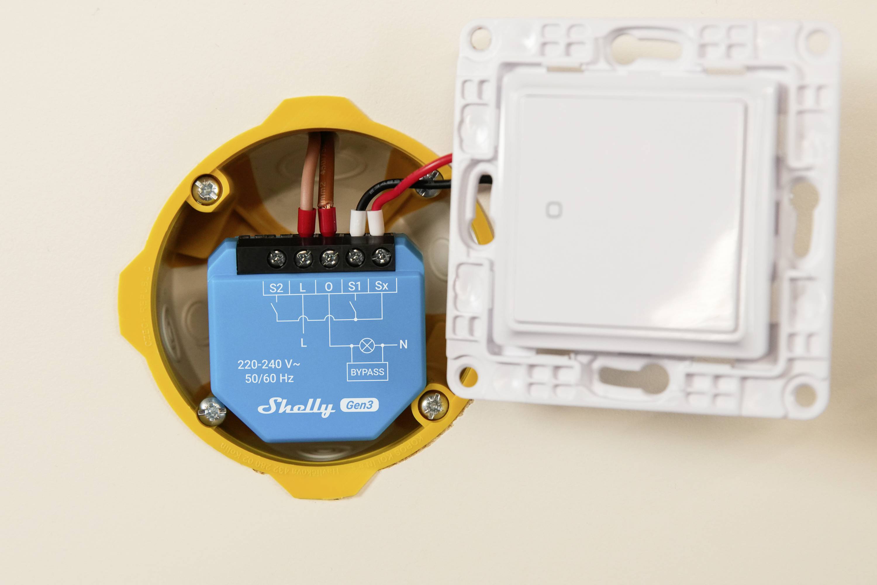 Shelly 1L Gen3 Funk-Schalter