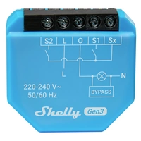 Shelly 1L Gen3 Funk-Schalter Shelly 1L Gen3 Funk-Schalter
