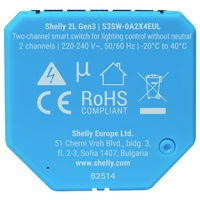 Shelly 2L Gen3 Funk-Schalter Shelly 2L Gen3 Funk-Schalter