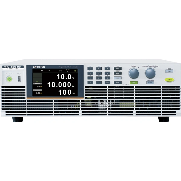 GW Instek PHU 500-30 19 Zoll Labornetzgerät, einstellbar 0 - 500V 0 - 30A 5kW USB, LAN, Analog OVP, Master/Slave-Funktion GW Instek PHU 500-30 19 Zoll Labornetzgerät, einstellbar 0 - 500V 0 - 30A 5kW USB, LAN, Analog OVP, Master/Slave-Funktion
