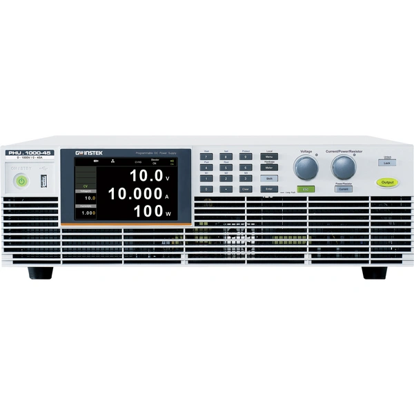 GW Instek PHU 1000-45 19 Zoll Labornetzgerät, einstellbar 0 - 1000V 0 - 45A 10kW USB, LAN, Analog OVP, Master/Slave-Funktion GW Instek PHU 1000-45 19 Zoll Labornetzgerät, einstellbar 0 - 1000V 0 - 45A 10kW USB, LAN, Analog OVP, Master/Slave-Funktion