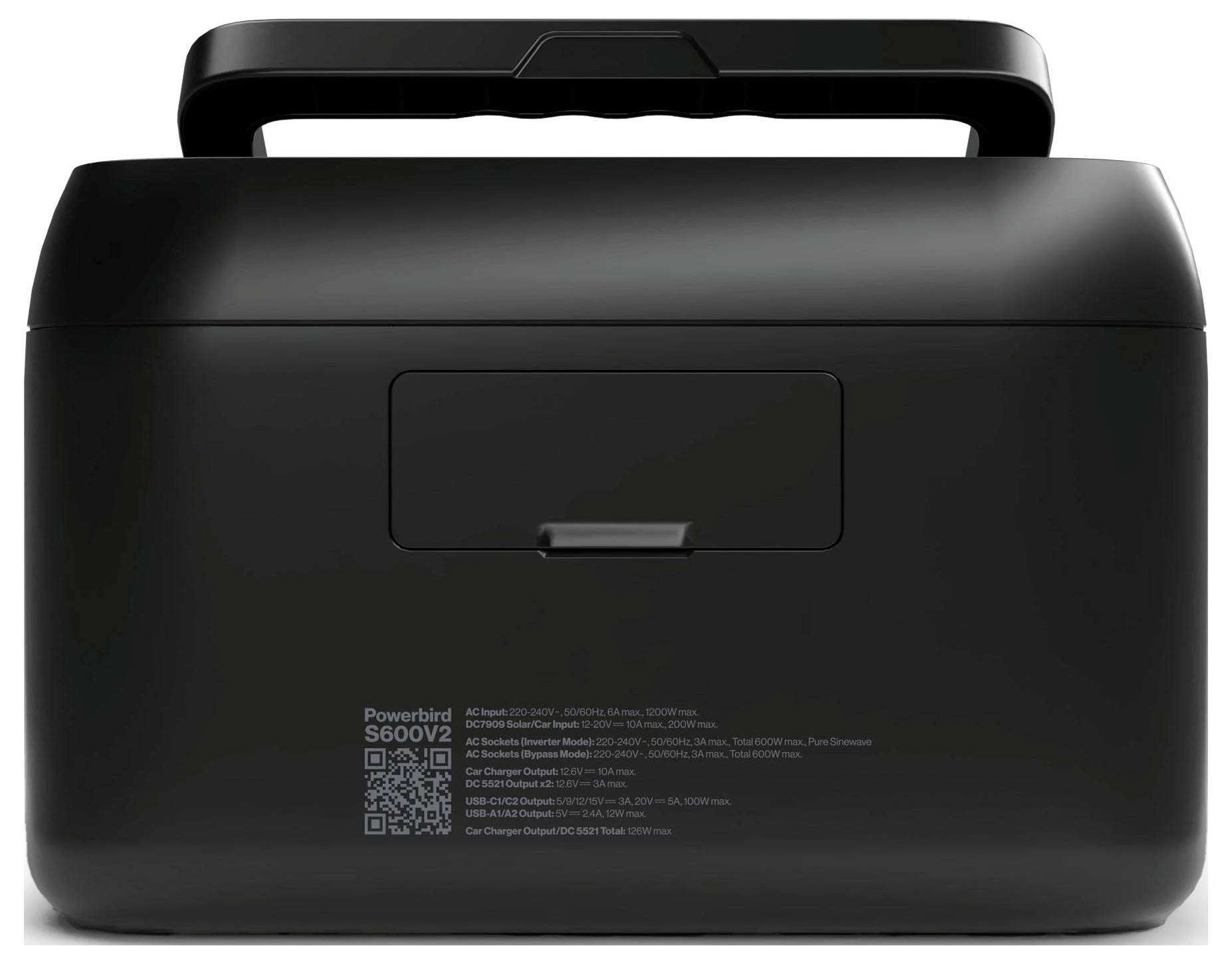 Aqiila S600V2 Powerstation 20Ah LiFePO 4 Schwarz, Gelb LED Taschenlampe