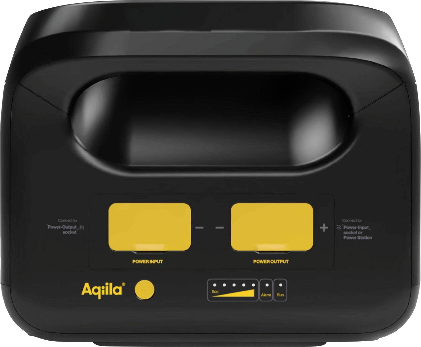 Aqiila Erweiterungsbatterie – Powerbird S2500EXP Akkupack 50Ah LiFePO 4 Schwarz