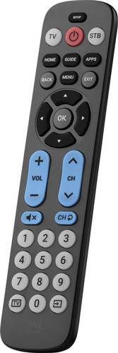 One For All URC6821 Universal Fernbedienung Schwarz