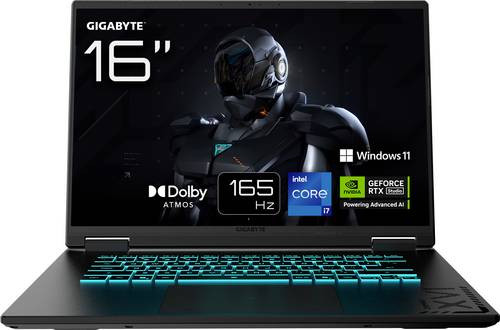 Gigabyte Gaming Notebook A16 CTHI3DE894SH (P) 40.6 cm (16 Zoll) Intel® Core™ i7 i7-13620H 16 GB RA