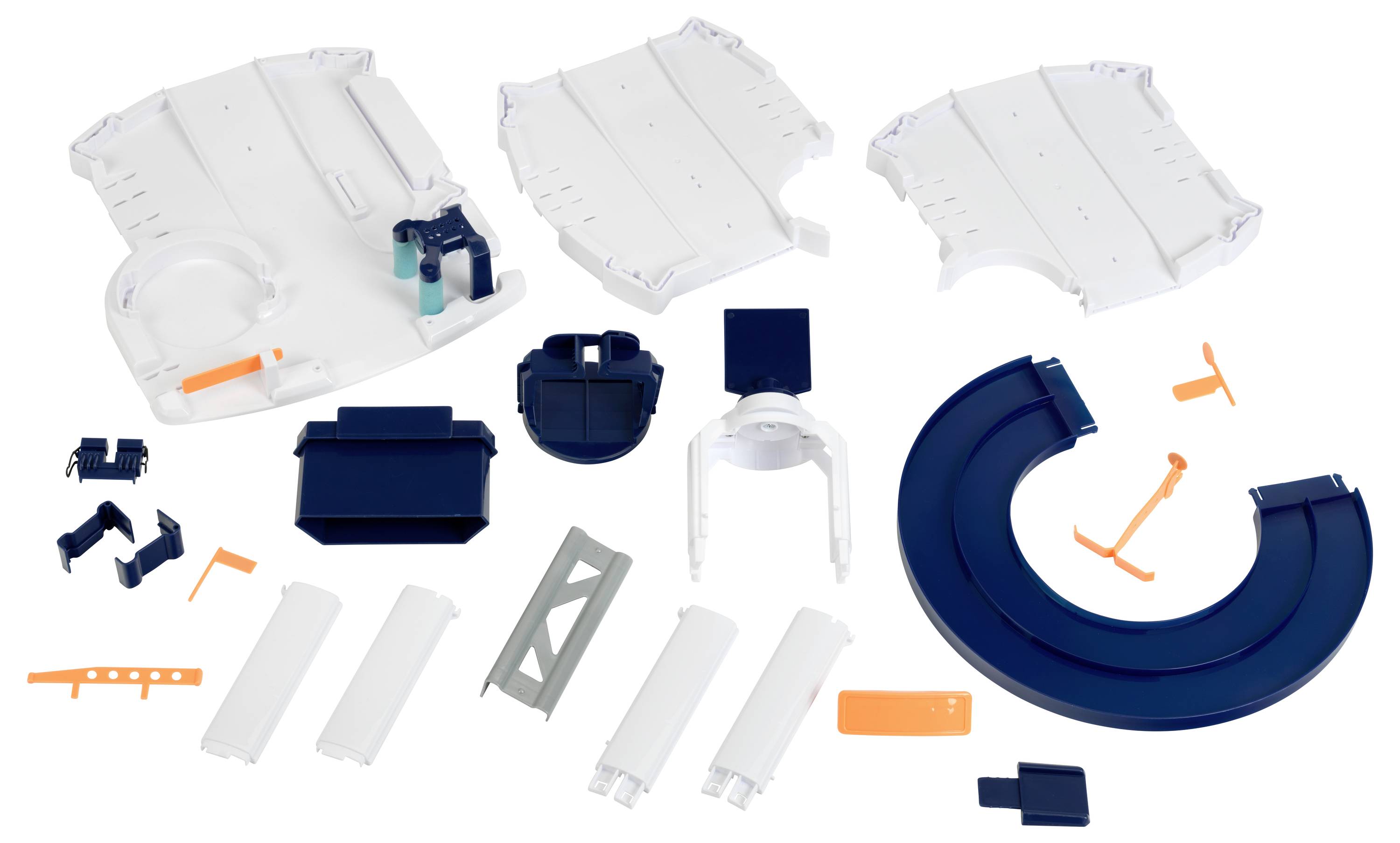 Theo Klein 3972 Mercedes-Benz Parkhaus mit 5 Ebenen I Stabile Parkgarage mit doppelter Abfahrtrampe, 2 Rennautos u.v.m.