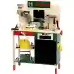 Theo Klein 8734 8734 Bosch Holzwerkbank I Robuste Kinderwerkbank, höhenverstellbar I Elektr. Akkuschrauber, Werkzeuge mit Licht u Theo Klein 8734 8734 Bosch Holzwerkbank I Robuste Kinderwerkbank, höhenverstellbar I Elektr. Akkuschrauber, Werkzeuge mit Licht u