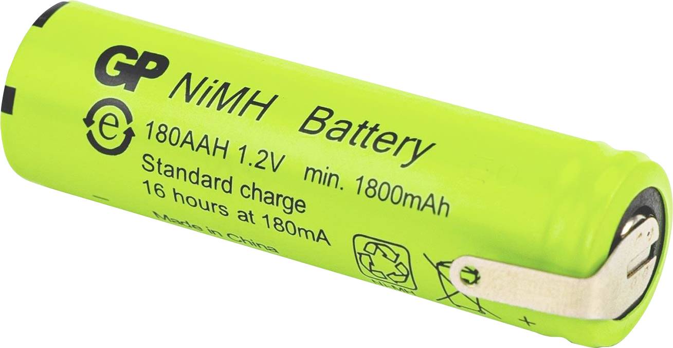 GP Ni-MH Industrial 1800 AAH 1A1P-C1 Mignon (AA)-Akku NiMH 1.2 V 1800 mAh 1 St.