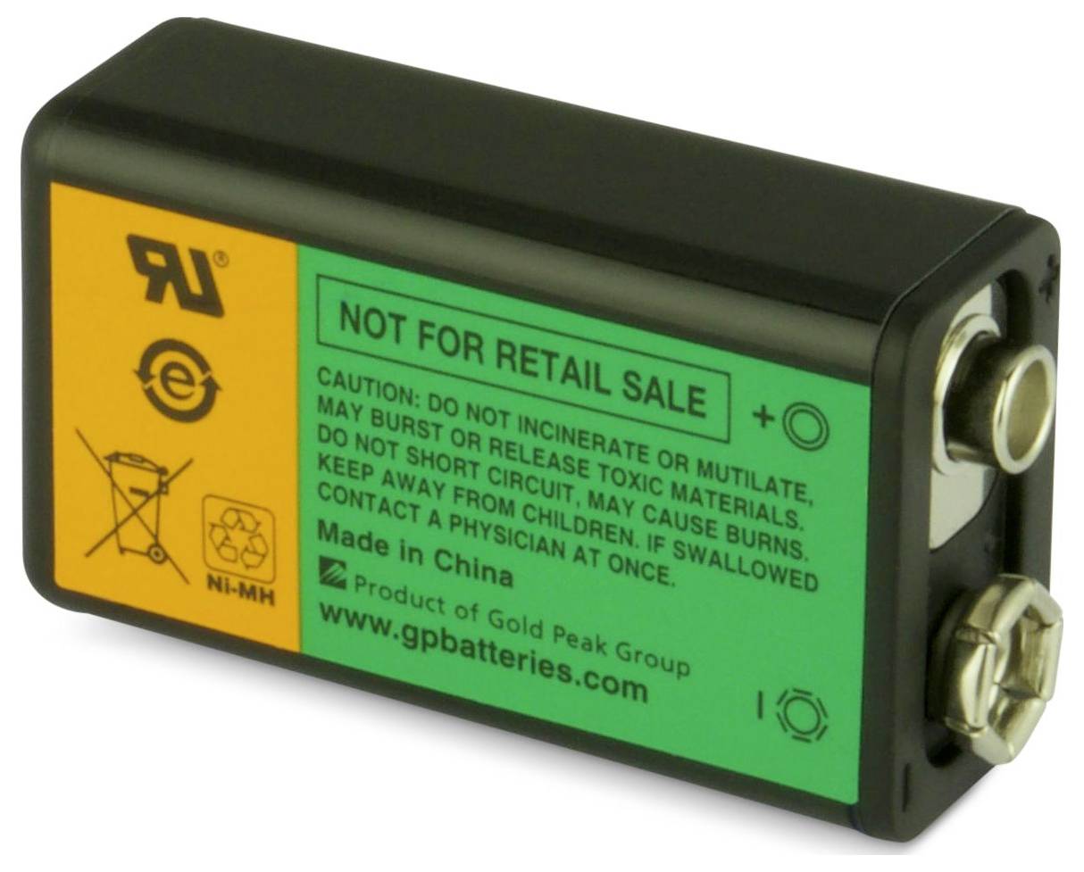 GP Ni-MH Industrial 170 R9H 9V Block-Akku NiMH 9.6V 170 mAh 1St.