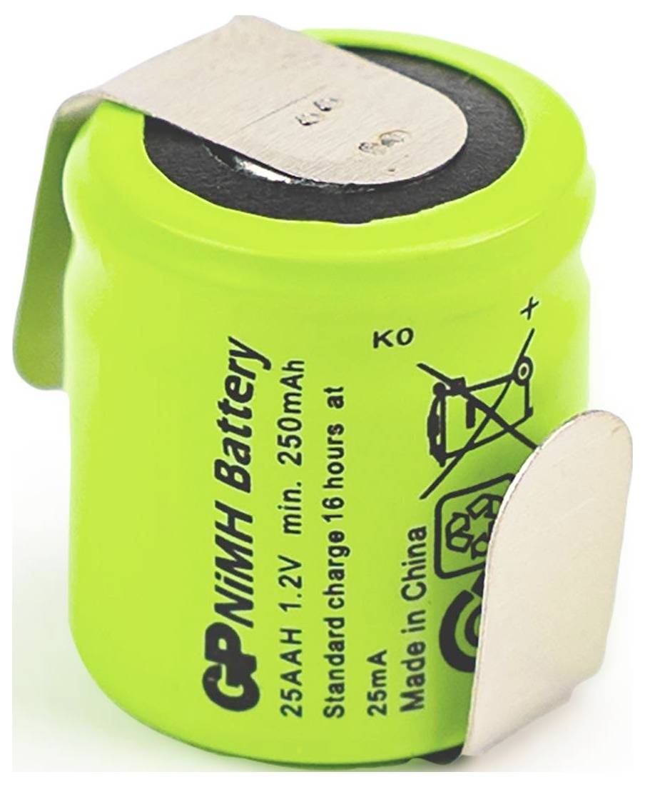 GP Ni-MH Industrial 250 AAH 1A1P-C1 Mignon (AA)-Akku NiMH 1.2V 250 mAh 1St.