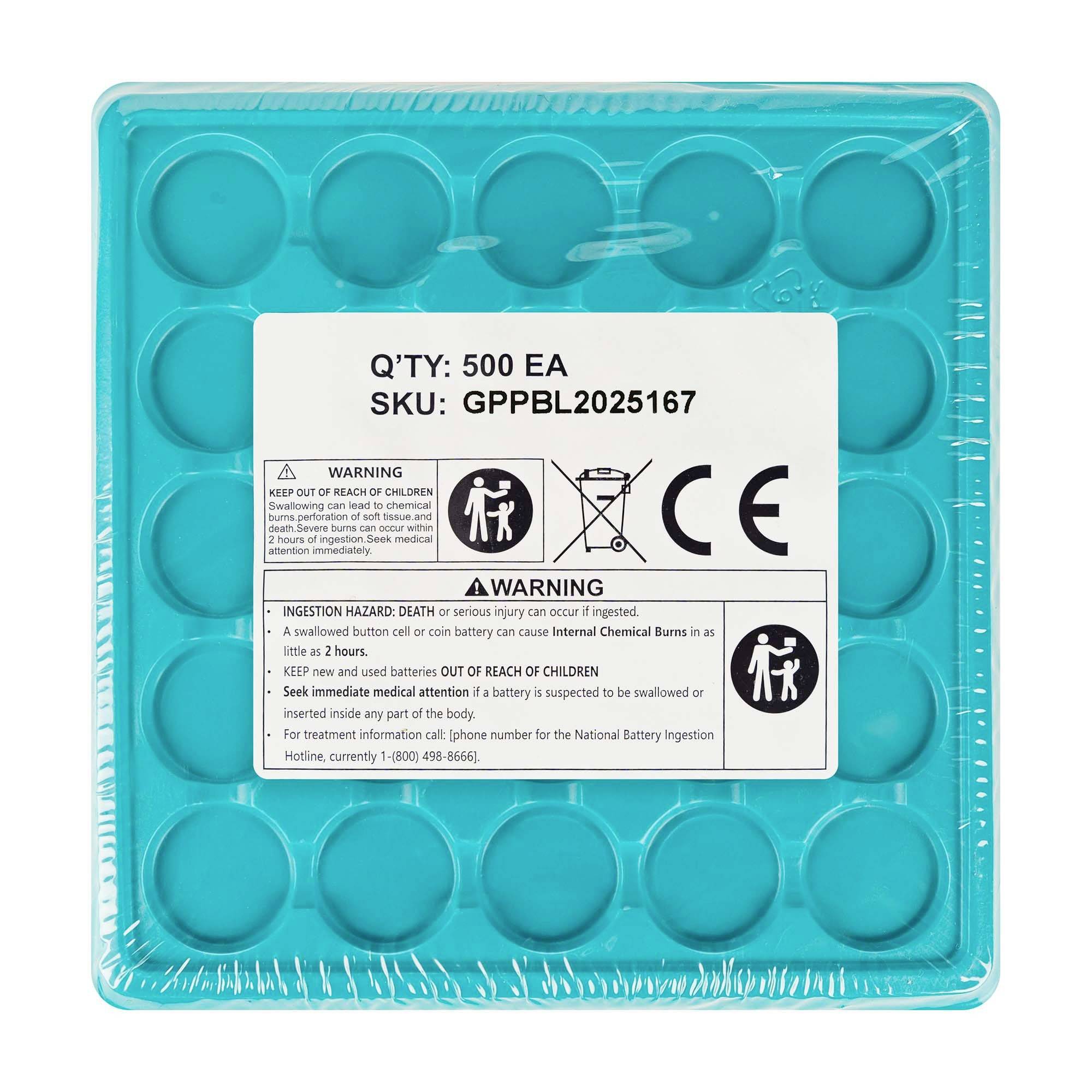 GP CR2025 Bulk Knopfzellen-Set 3V 160 mAh 25St.