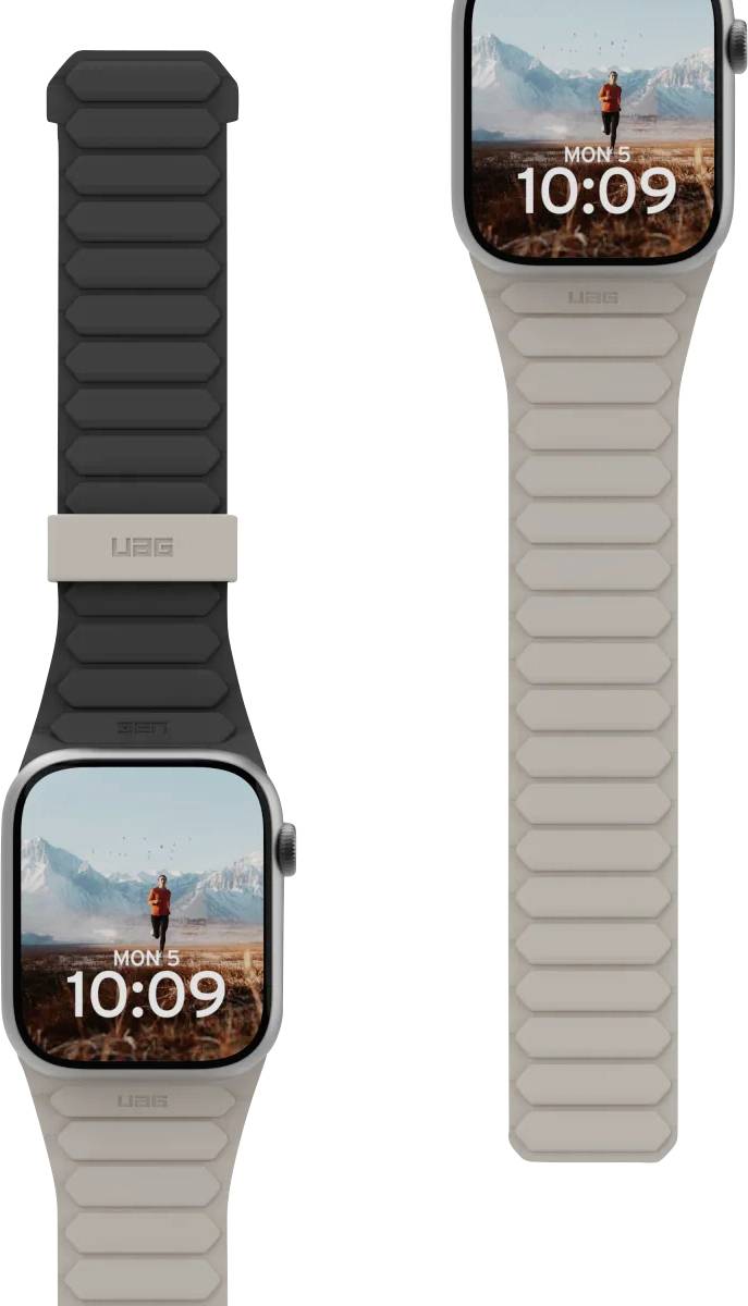 Urban Armor Gear Pathfinder Armband 40 mm, 41 mm, 42mm Uni Schwarz, Titan Watch Series 4, Watch Series 5, Watch Series 6, Watch