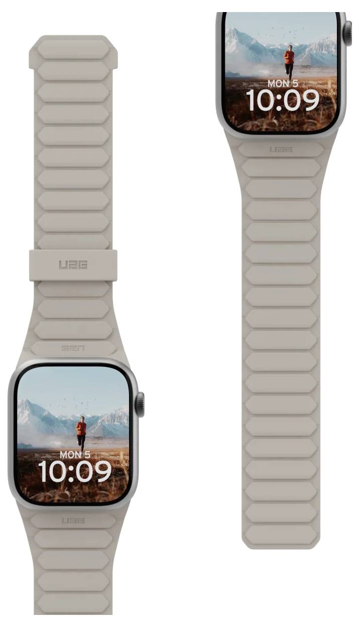 Urban Armor Gear Pathfinder Armband 40 mm, 41 mm, 42mm Uni Schwarz, Titan Watch Series 4, Watch Series 5, Watch Series 6, Watch