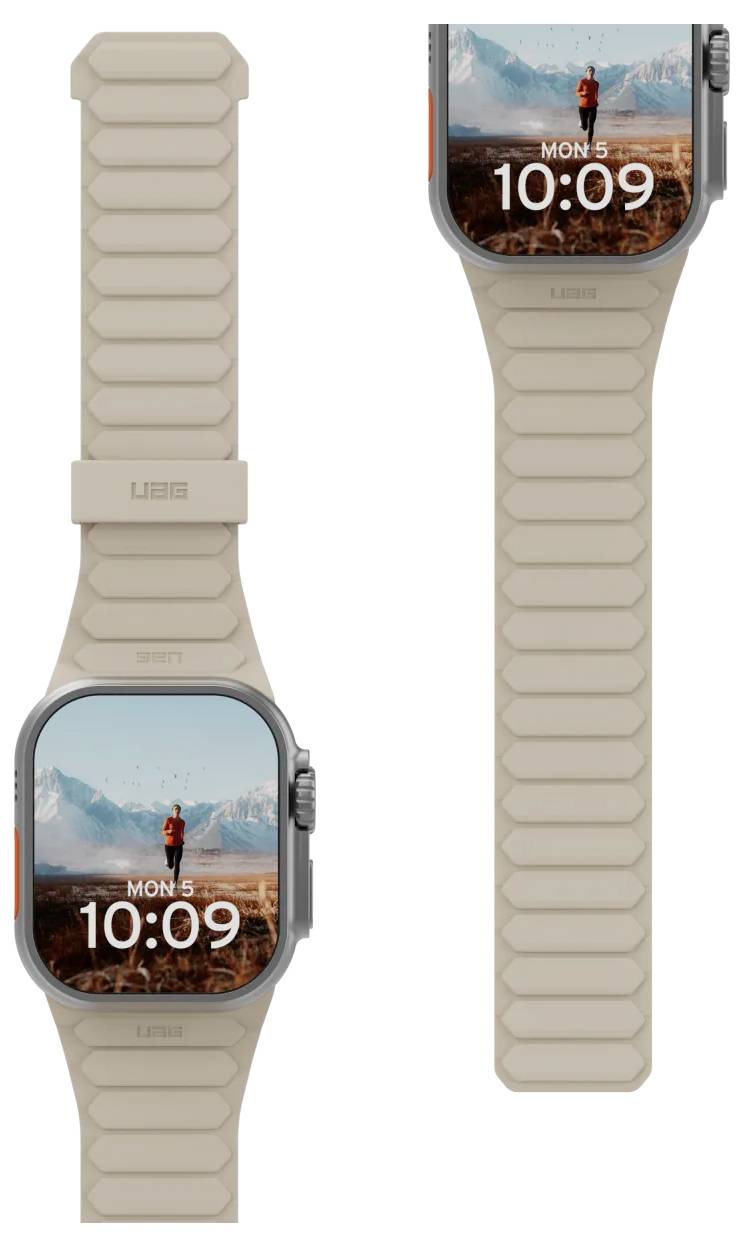 Urban Armor Gear Pathfinder Armband 44 mm, 45 mm, 46mm Uni Beige, Himmelblau Watch Series 4, Watch Series 5, Watch Series