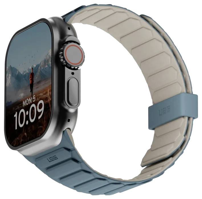 Urban Armor Gear Pathfinder Armband 44 mm, 45 mm, 46mm Uni Beige, Himmelblau Watch Series 4, Watch Series 5, Watch Series