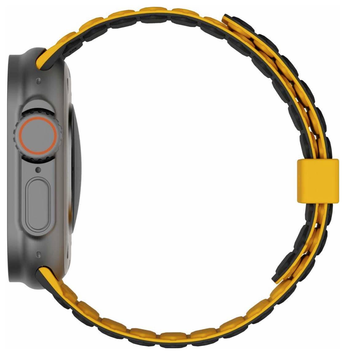 Urban Armor Gear Pathfinder Armband 44 mm, 45 mm, 46mm Uni Gelb, Schwarz Watch Series 4, Watch Series 5, Watch Series 6, Watch