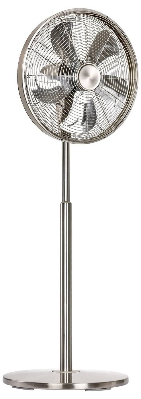 CasaFan Airos Eco Classic SV Standventilator Chrom (gebürstet) Timer