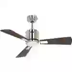 CasaFan ECO NEO III 92 BN-NB/KI WiFi Flügel Nussbaum/Kirsche Deckenventilator Chrom (gebürstet) mit Fernbedienung, Timer CasaFan ECO NEO III 92 BN-NB/KI WiFi Flügel Nussbaum/Kirsche Deckenventilator Chrom (gebürstet) mit Fernbedienung, Timer