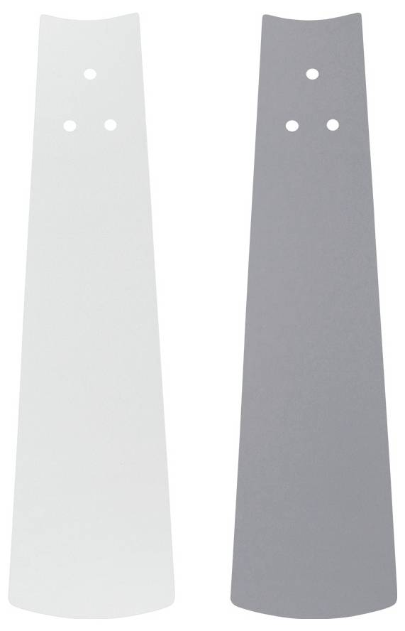 CasaFan ECO NEO III 103 BN-WE/LG WiFi Flügel Weiß/Lichtgrau Deckenventilator Chrom (gebürstet) mit Fernbedienung, Timer