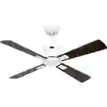CasaFan ECO NEO III 103 WE-NB/KI WiFi Flügel Nussbaum/Kirsche Deckenventilator Weiß mit Fernbedienung, Timer, Winterbetrieb, App CasaFan ECO NEO III 103 WE-NB/KI WiFi Flügel Nussbaum/Kirsche Deckenventilator Weiß mit Fernbedienung, Timer, Winterbetrieb, App