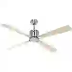 CasaFan ECO NEO III 132 BN-AH/BU WiFi Flügel Ahorn/Buche Deckenventilator Chrom (gebürstet) mit Fernbedienung, Timer CasaFan ECO NEO III 132 BN-AH/BU WiFi Flügel Ahorn/Buche Deckenventilator Chrom (gebürstet) mit Fernbedienung, Timer