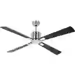 CasaFan ECO NEO III 132 BN-WN/SI WiFi Flügel Wenge/silber Deckenventilator Chrom (gebürstet) mit Fernbedienung, Timer CasaFan ECO NEO III 132 BN-WN/SI WiFi Flügel Wenge/silber Deckenventilator Chrom (gebürstet) mit Fernbedienung, Timer