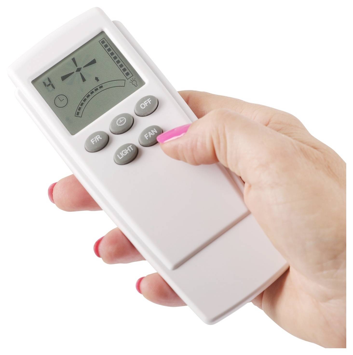 CasaFan ECO NEO III 152 BG-SW/TK WiFi Flügel Schwarz/Teak Deckenventilator Basalt-Grau mit Fernbedienung, Timer, Winterbetrieb