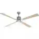 CasaFan ECO NEO III 152 BN-AH/BU WiFi Flügel Ahorn/Buche Deckenventilator Chrom (gebürstet) mit Fernbedienung, Timer CasaFan ECO NEO III 152 BN-AH/BU WiFi Flügel Ahorn/Buche Deckenventilator Chrom (gebürstet) mit Fernbedienung, Timer