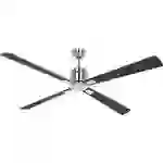 CasaFan ECO NEO III 152 BN-WN/SI WiFi Flügel Wenge/silber Deckenventilator Chrom (gebürstet) mit Fernbedienung, Timer CasaFan ECO NEO III 152 BN-WN/SI WiFi Flügel Wenge/silber Deckenventilator Chrom (gebürstet) mit Fernbedienung, Timer