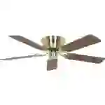 CasaFan FLAT 132-III MG-EA/BU Flügel Eiche antik/Buche Deckenventilator Messing (gebürstet) Wendbare Flügel, Winterbetrieb CasaFan FLAT 132-III MG-EA/BU Flügel Eiche antik/Buche Deckenventilator Messing (gebürstet) Wendbare Flügel, Winterbetrieb