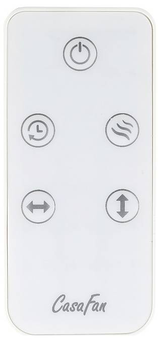 CasaFan AIROS ECO DESIGN WALL WE Wandventilator Weiß mit Fernbedienung, Timer