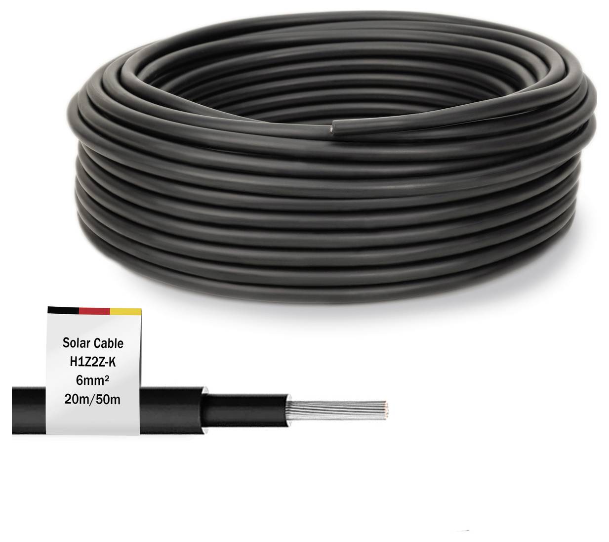 Digitus DK-SCIC6B-0500 DK-SCIC6B-0500 Solarkabel Installation 6mm² Kabellänge 50m