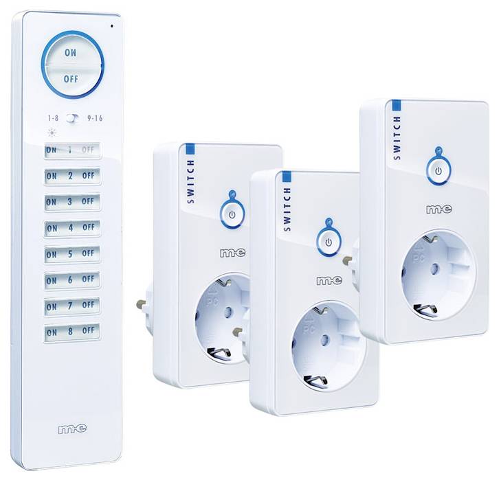 M-e modern-electronics CUVEO 1W Funk-Signalgerät Weiß