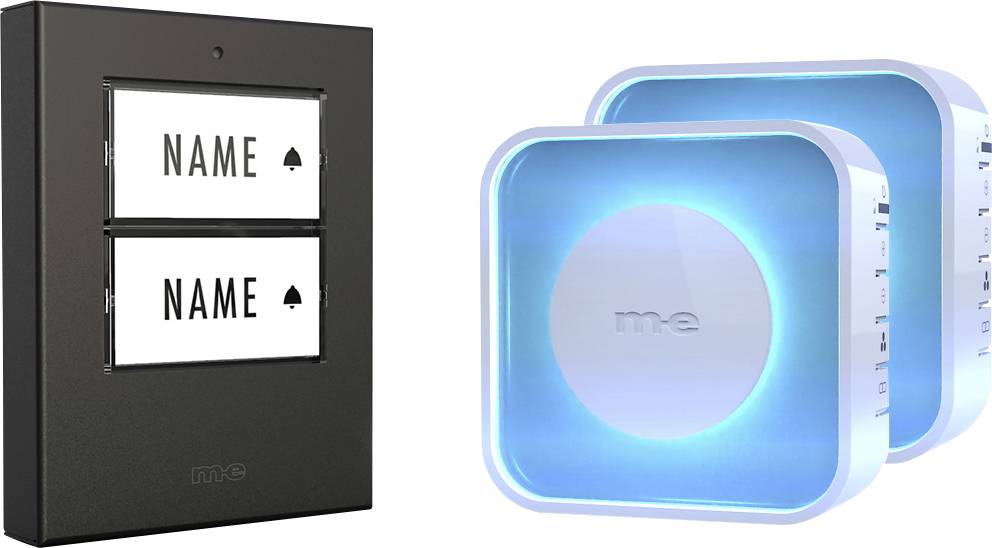 M-e modern-electronics 100063 Funkklingel beleuchtet