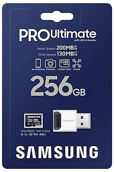 Samsung PRO ULTIMATE SD Card 256GB (2023) SD-Karte 256GB