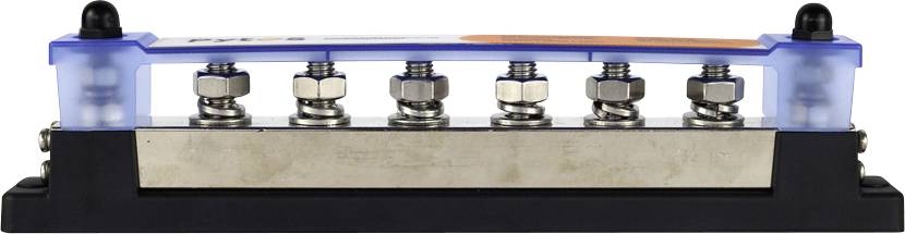 Pytes 600A mit 6 x M10 Schrauben 110409100027 Sammelschiene Kupfer 284mm 1St.