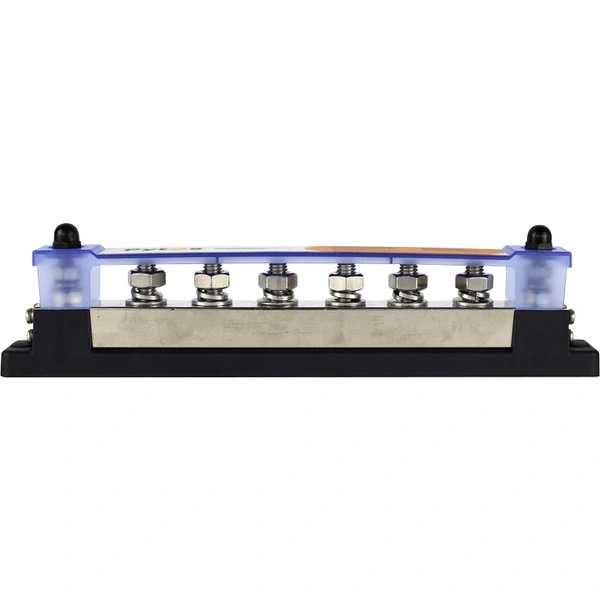 Pytes 600A mit 6 x M10 Schrauben 110409100027 Sammelschiene Kupfer 284mm 1St. Pytes 600A mit 6 x M10 Schrauben 110409100027 Sammelschiene Kupfer 284mm 1St.