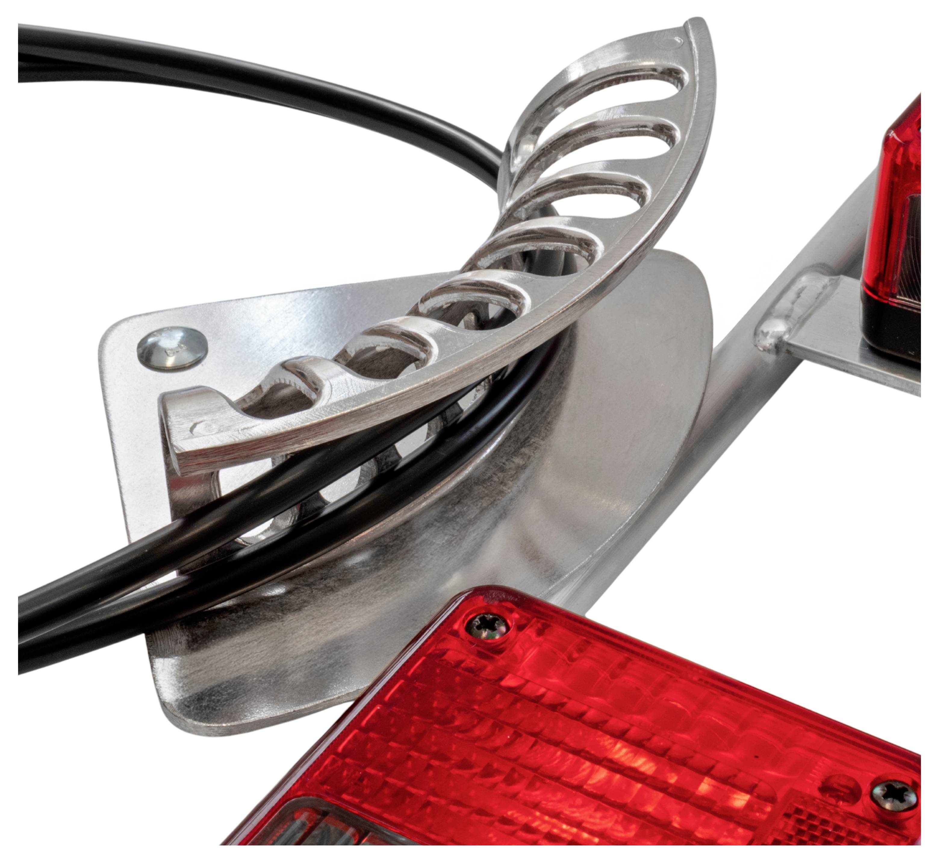 SecoRüt 70411 Prüfbalken für Anhängersteckdosen 12 Volt 7+13 pol. Aluminium Anhänger-Steckdosent